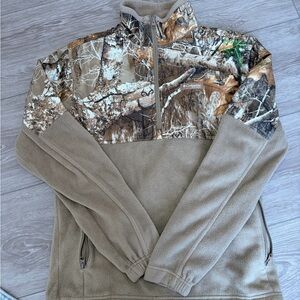 Columbia Beige/Tan Fleece Pullover